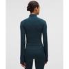 Lululemon It S Rulu Cropped Half Zip  Updated Indochine Blue