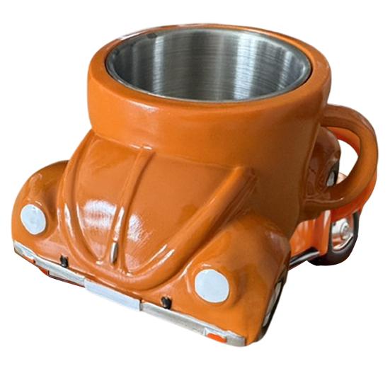 

Кружка для кофе в форме жука, сделанная вручную из смолы, чайная чашка в виде жука, декор для дома и офиса, кружка для кофе в подарок автолюбителям, любителям жуков