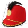 Verkleidung Marschkapellenhut Vintage Ritter Trommelmajorhut Pförtnerhut Uniformhut Festival Kostüm