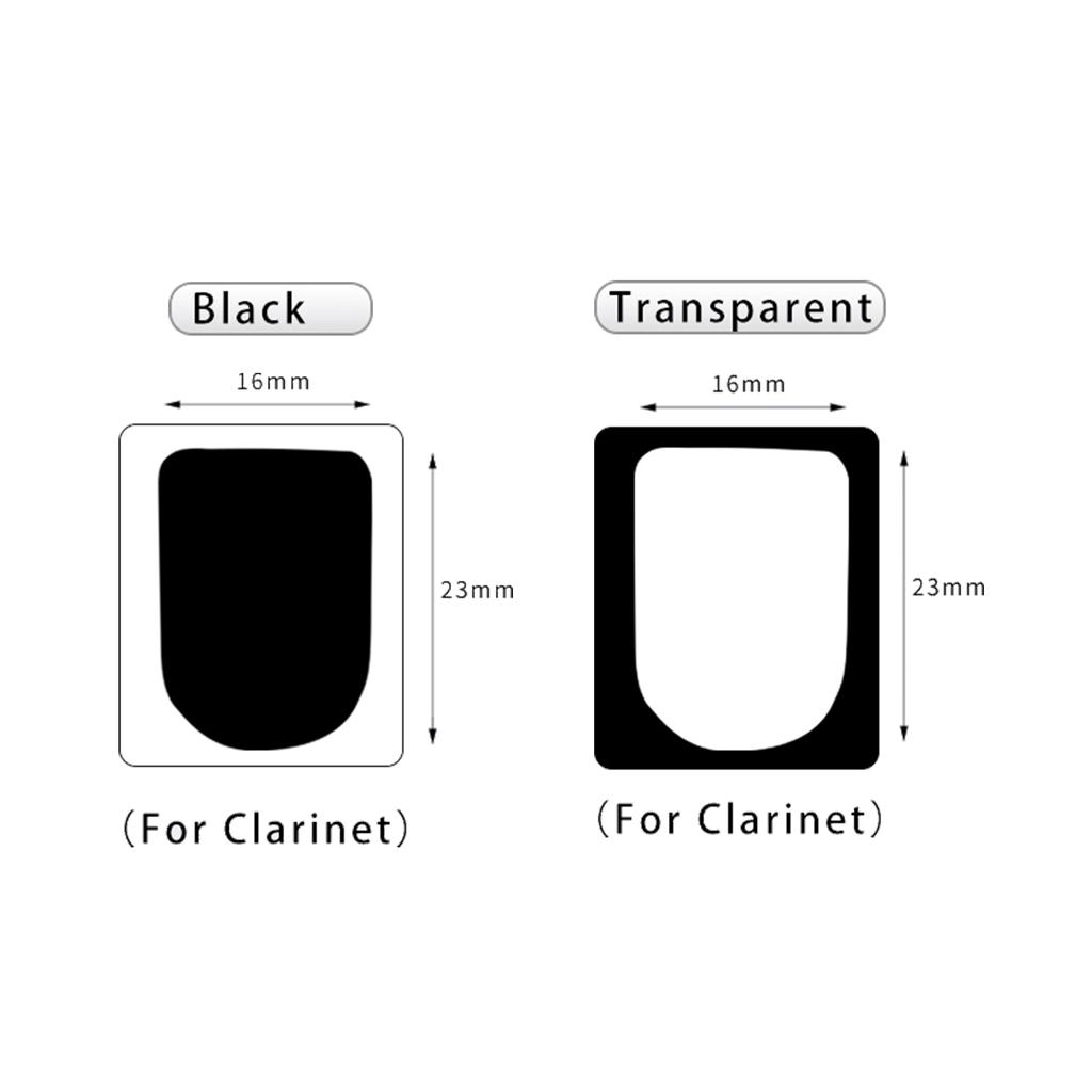 10pcs Clarinet Mouthpiece Cushions Mouthpiece Patches Clarinet Mouthpiece Pads Cushion Pads for