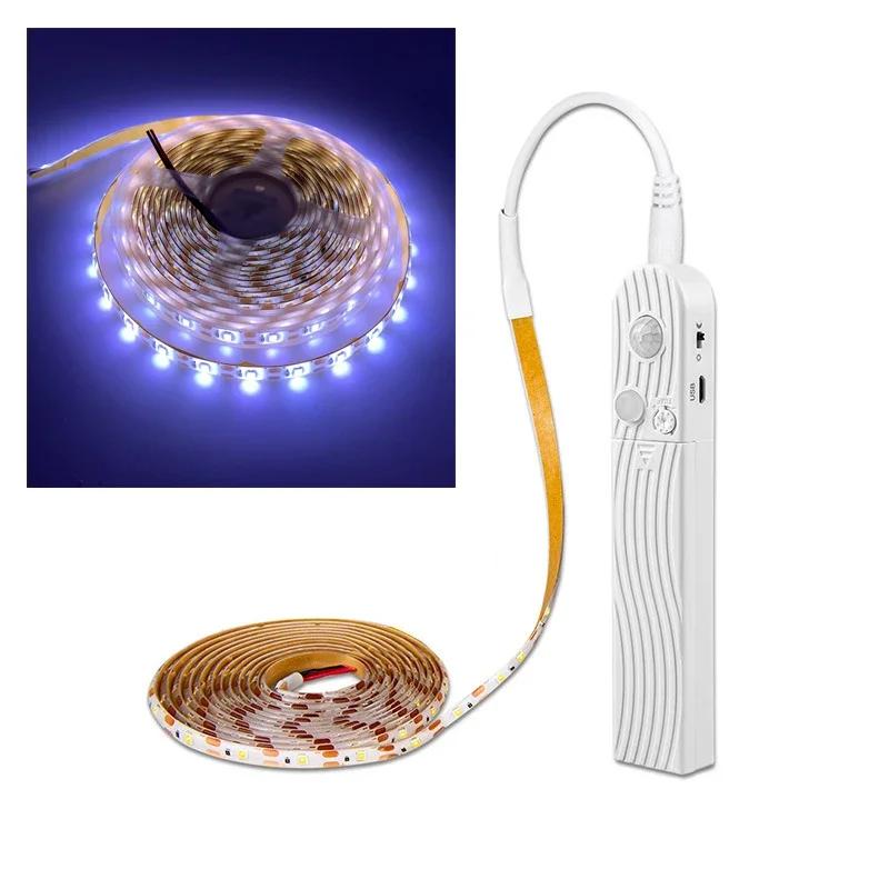 

Светодиодная лента Xiaomi Night Light Strip 2835 с датчиком движения, перезаряжаемая USB-лента, настенный светильник, прикроватная тумбочка, кухня, подсветка под мебелью 0.5m белый