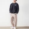 Converse Sweatshirts Unisex Blue Gray Crew Neck Moderate UCJ123-023