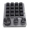 Tastatur 16 Tasten 3 Drehregler   2,4G Kabelgebunden 3 Modi Rot   Mechanisches Tastaturfeld Anpassen