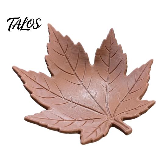 Entryway Key Holder 3D Printed Maple Leaf Trinket Dish, Autumn Fall Tray, Jewelry Nature Inspired Decor Tray for Entryway, Thanksgiving Tabletop Home
