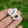 Womens day Deal Sterling Silver Cherry Quartz Gemstone Wedding Promise Boho Ring