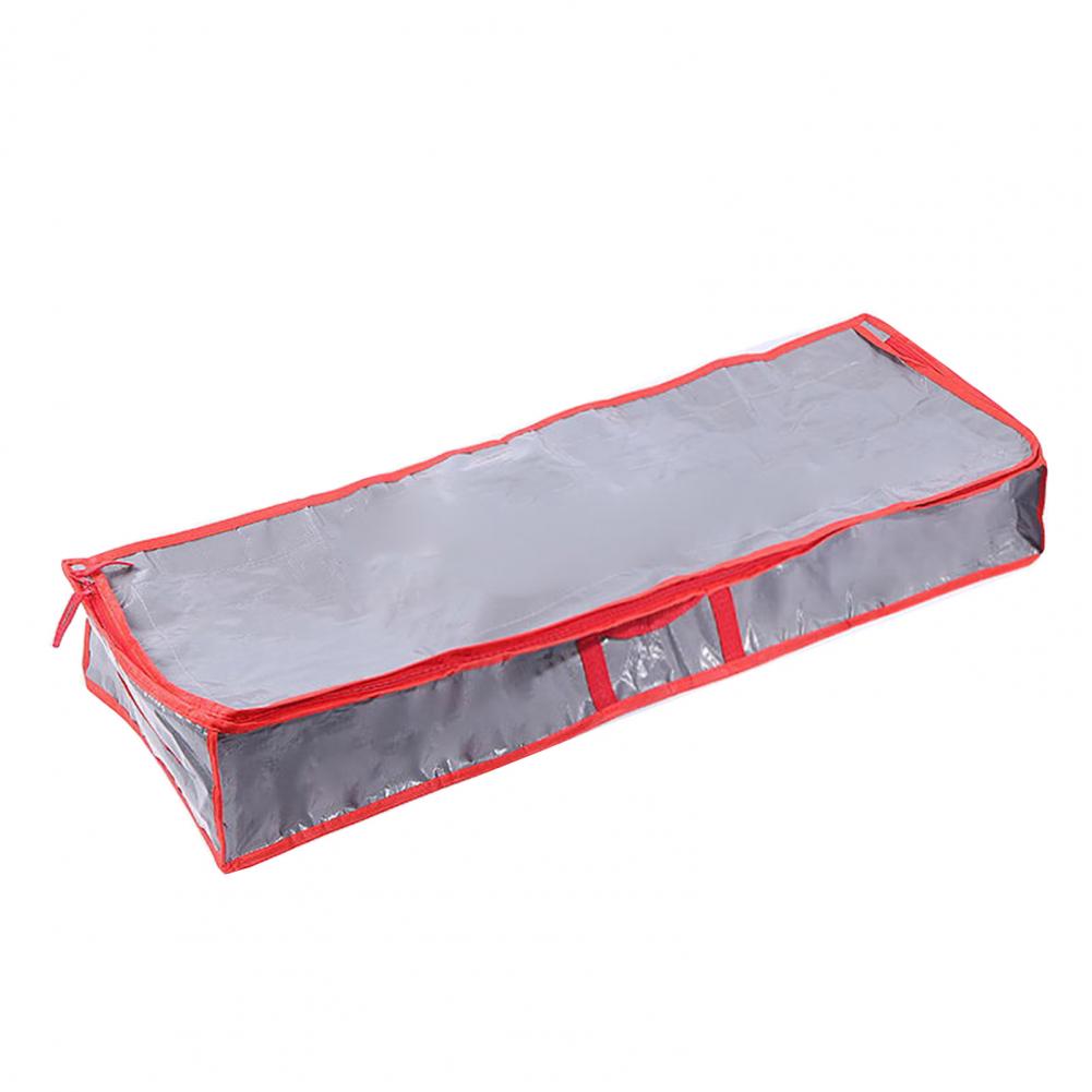 

Christmas Tree Storage Bag Gift Wrapping Storage Box Durable Christmas Wrapping Paper Storage Bag Foldable Xmas Tree Organizer сірий