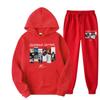 Kendrick Lamar Hoodie Set Unisex Long Sleeve Fleece Tracksuit Winter Casual Wear