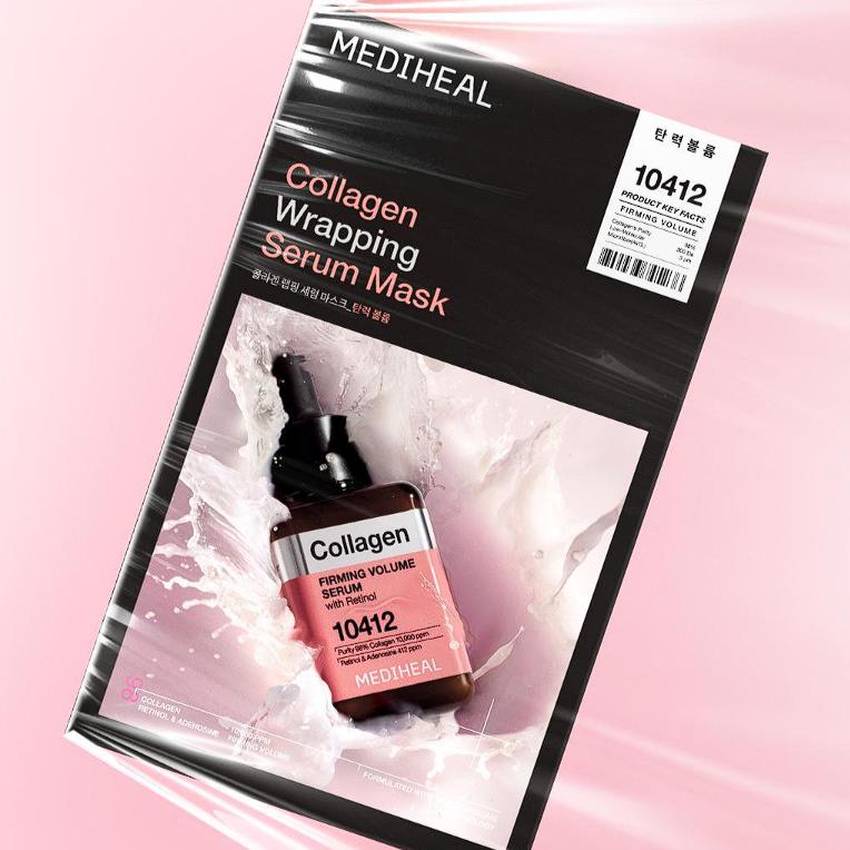 [MEDIHEAL] Collagen Wrapping Serum Mask Firming Volume 25ml*10EA