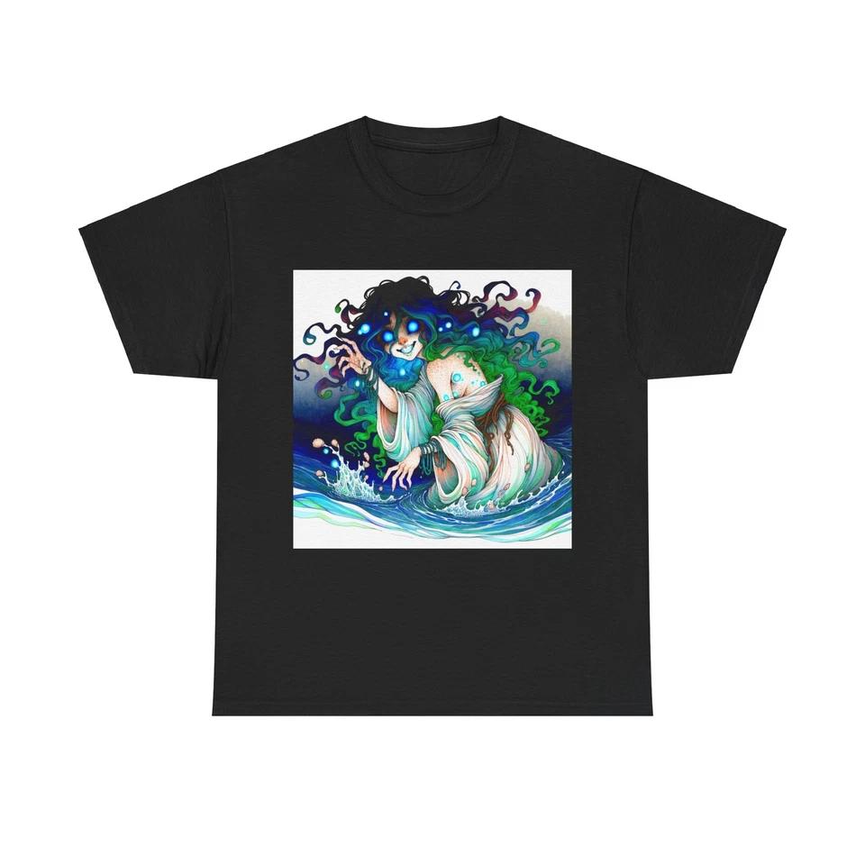 Unisex Adult T Shirt Siren Girl Sea Nature Haunting Art S