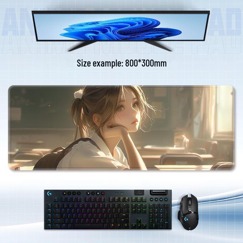 Extra Large Washable Mouse Pad: Stain-Resistant, Sweat-Proof Desk Mat for Dorm, Office, and Esports