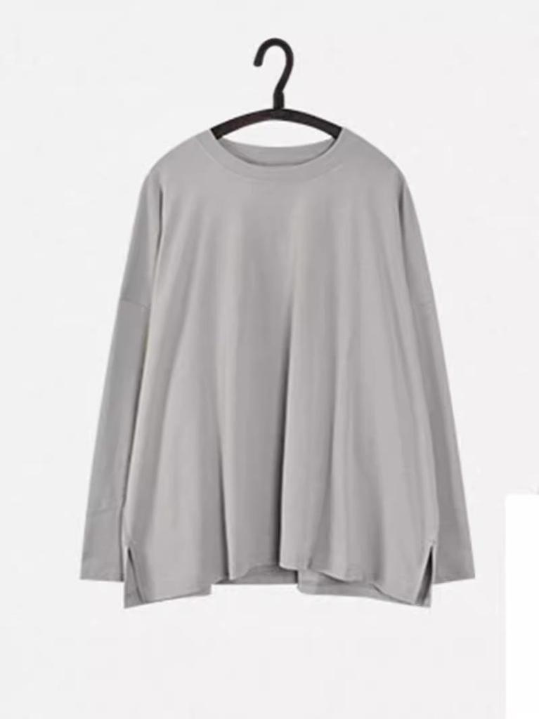 Versatile Round Neck Loose Long Sleeve T-shirt