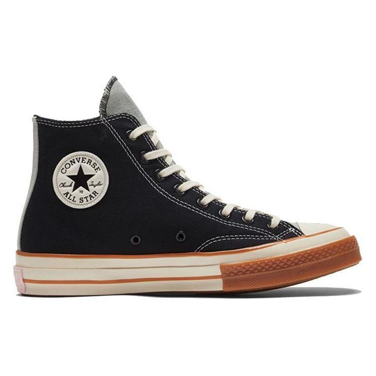 Converse 1970-es évek Chuck Taylor All Star Kényelmes Sokoldalú Magasszárú Vászoncipők Unisex Sneakerek Fekete Barna 169843C
