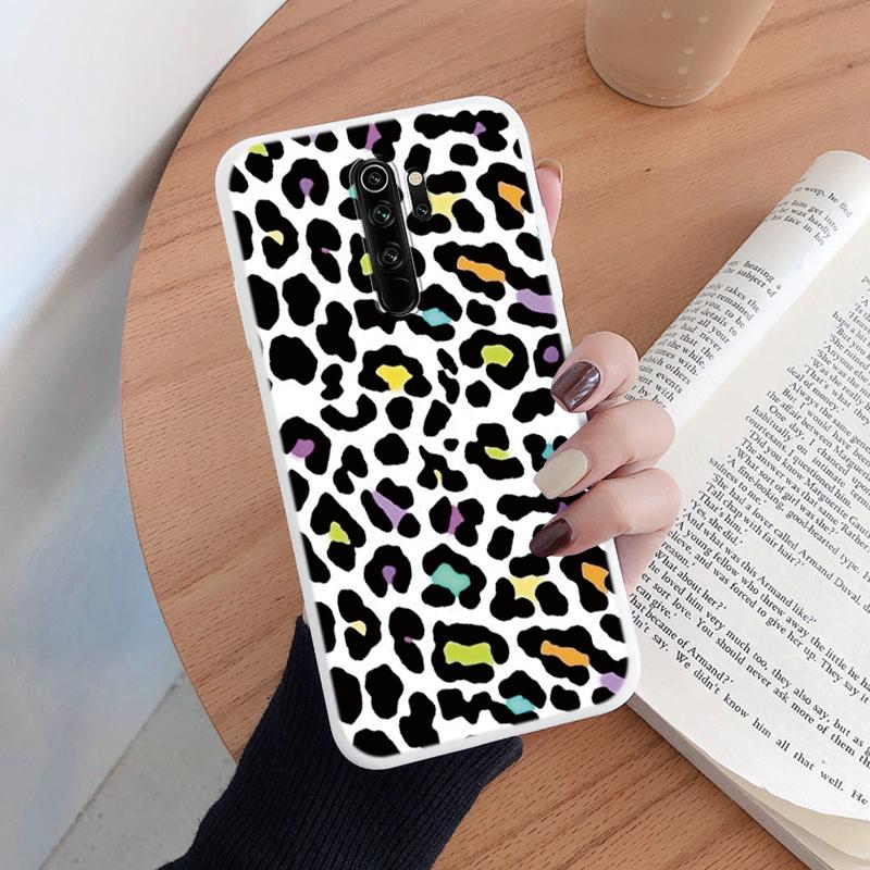 Case For Redmi Note 8 Pro Soft Silicone TPU Back Cover Case Protective Coque For Redmi Note8 Pro Shell Leopard Painted Bumper