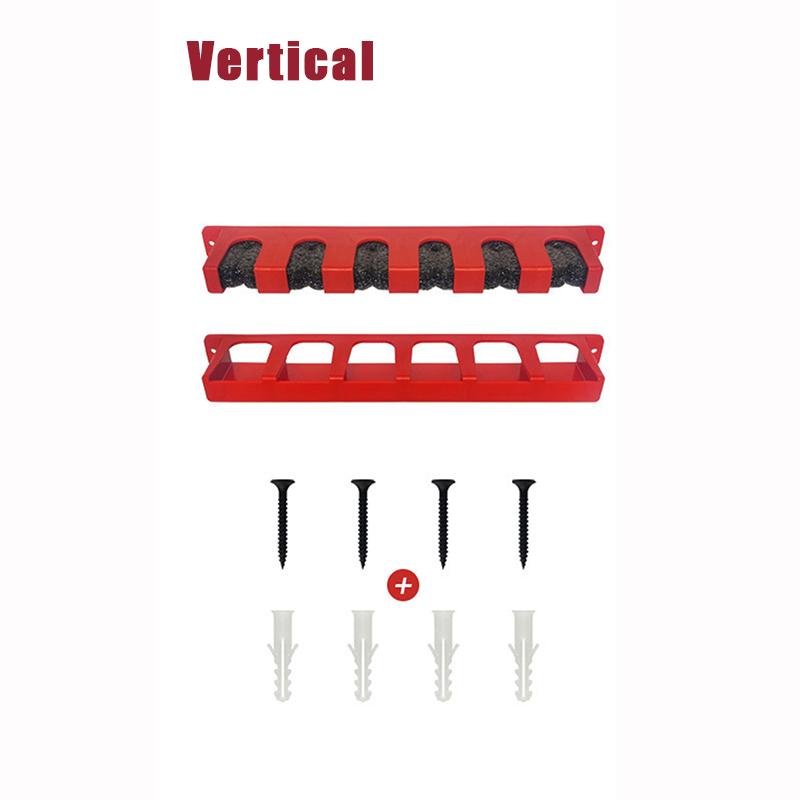 Fishing Rod Holders 6-Rod Rack Vertical Pole Holder Wall Mount Modular For Garage Fishing Pole Display Stand Fixed Frame