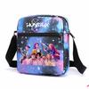 KPOP Oxford Cloth Print Crossbody Lunch Bag for Students Casual Shoulder Bag with Cartoon Design