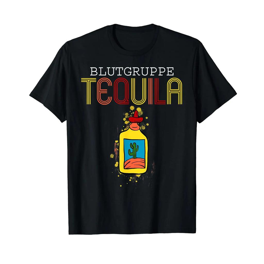 Tequila Idea Blood Group T Shirt Vintage Soft Comfortable Versatile Top For Everyday Wear Streetwear Stylish Breathable