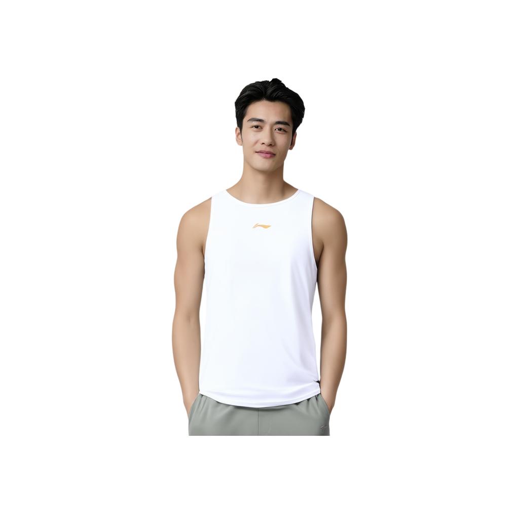 Li Ning Comfortable Sports Casual Running Basketball Fitness Loose Vest Unisex Vests White Platinum LWTU014-1