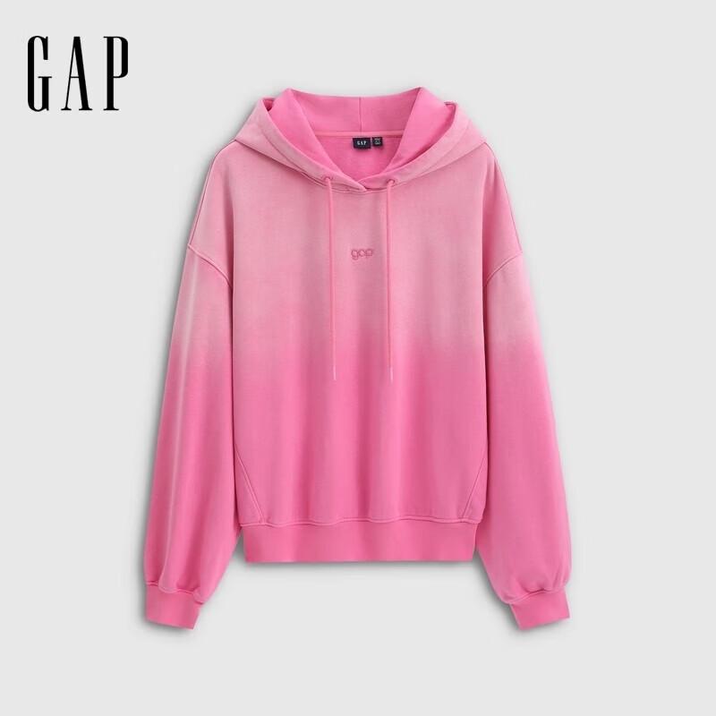 GAP Women's Logo Embroidered Gradient Loose Hoodie