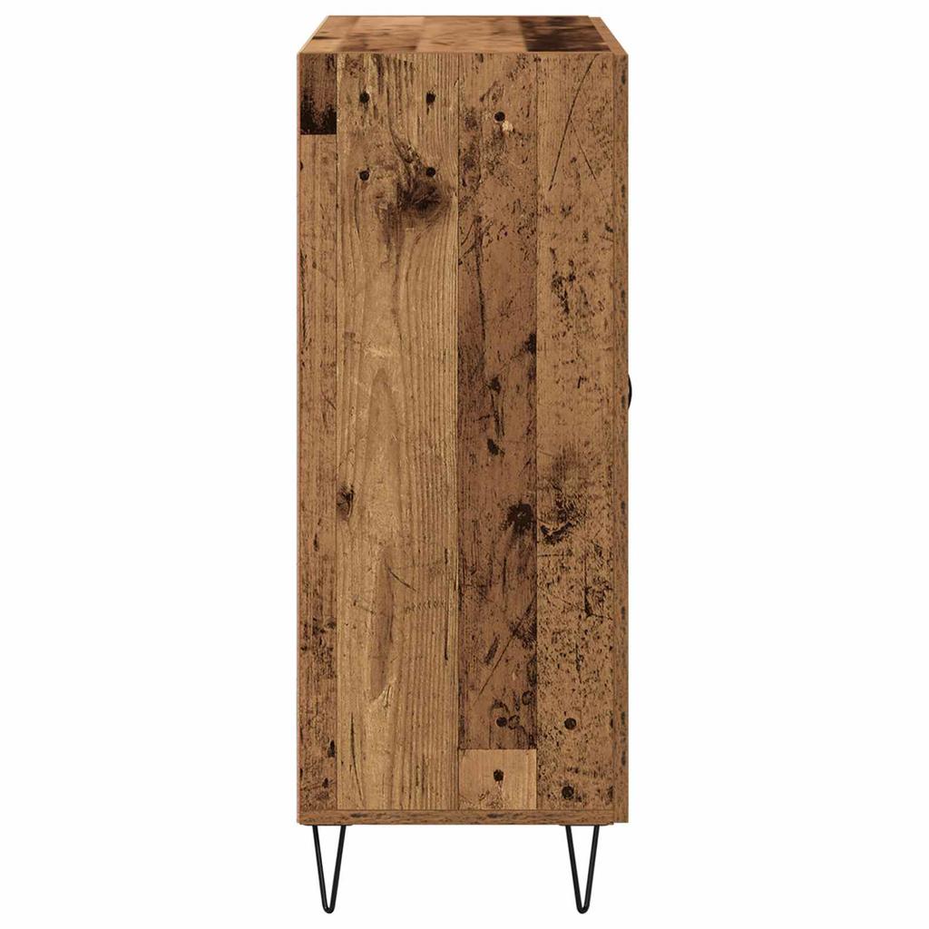 Sideboard Reclaimed Wood 69.5 X 34 X 90 Cm Engineered Wood