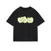 2026 Women Trend Simple Design Fun Apple Printed T-shirt Summer New Men's and Women's Loose T-shirt Loose Fashion Casual Tshirt