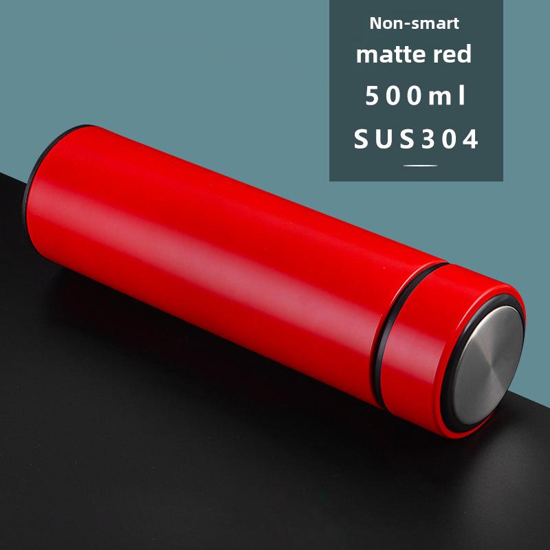 Έξυπνο Θερμός με Ένδειξη Θερμοκρασίας - Μεγάλης Χωρητικότητας, Ανοξείδωτο Ατσάλι 304, Διαχωρισμός Τσαγιού & Νερού, Κούπα Δώρου με Δυνατότητα Χάραξης