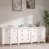Day and Night - Day and Night Solid White Pine Wood Sideboard 230 X 35 X 80 Cm