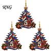 Decorative Pendant for Christmas Acrylic Hanging Ornament, Glowing Tree Decor Window Bedroom Dormitory Decoration Wall, Festive Holiday Party