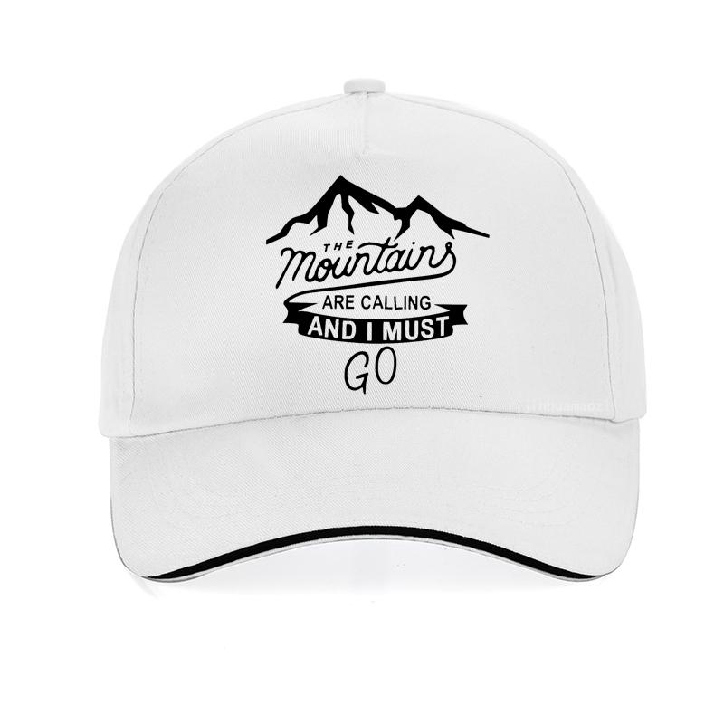 The Mountains Are Calling And I Must Go Adjustable Snapback Hat - Printed Baseball Cap For Hill Hiking Climbing Adjustable