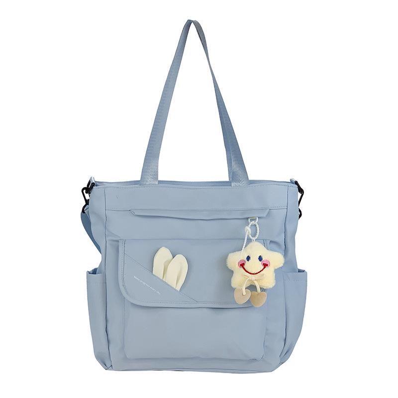Stylish Large-Capacity School and Tutoring Crossbody Bag for Students