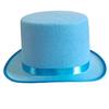 Sombrero de Copa de Mago para Cosplay Fieltro Gorro de Mago Accesorio para Disfrazar Adultos Adolescentes