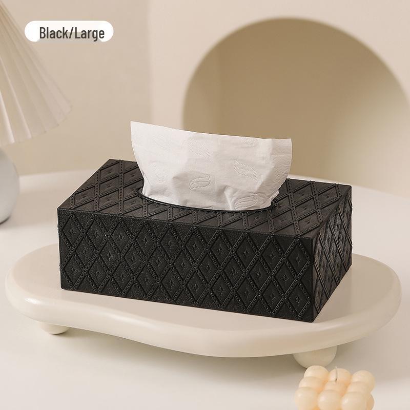 Luxury High-Capacity Tissue Storage Box for Home Use