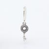 S925 Sterling Silver Key Charm Necklace Pendant with Diamond Inlay – Fashionable Jewelry Gift for Women