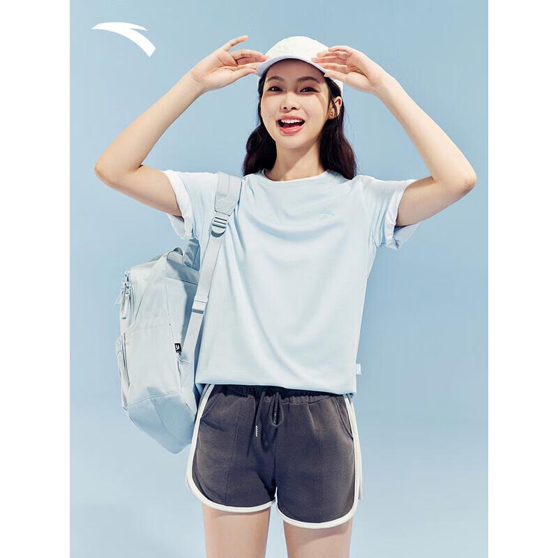 ANTA Women s Ice Silk Breathable Short Sleeve Sports T-shirt M