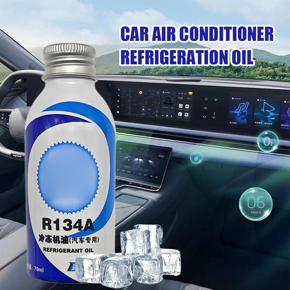 70g R134a Car Air Compressor Refrigeration Oil PAG68H Freon Refrigerant Curing Agent Reduce Noise Rapid Cooling For Car Tru A5T5