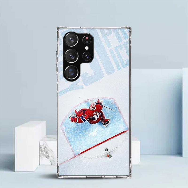Ice Hockey Rink Sport Phone Case For Samsung Galaxy S24 S25 Edge S26 Ultra S22 S23 Plus S21 + S20 FE Soft TPU Back Cover Galaxy