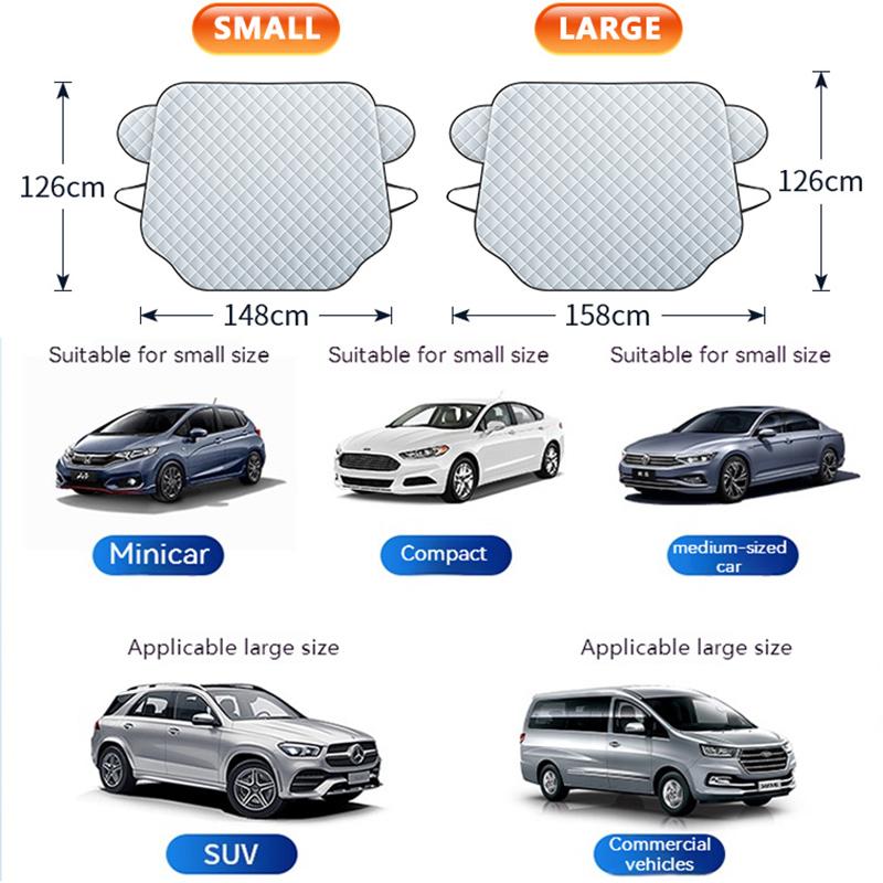 For VW Volkswagen Polo Tiguan Passat B5 B6 B7 Golf 4 5 Car Anti-Snow Windshield Proof Protective Cotton Sunshade Anti Ice Frost