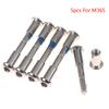 1/5 Piezas Bisagra Plegable para Gancho de Pothook Tornillo para Patinete Eléctrico Xiaomi M365 Tornillos Piezas de Reparación Tornillo Fijo Accesorios