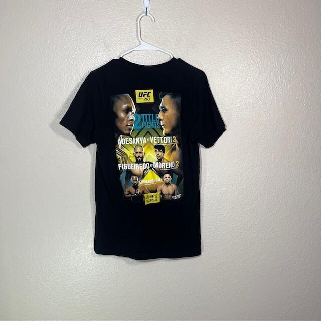 UFC Shirt Mens Medium 263 Arizona Adesanya Vettori Edwards Diaz Moreno Graphic XXL