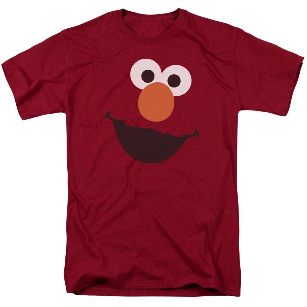 Sesame Street - Elmo Face - Unisex Short Sleeve Children s T-shirt - Red 160