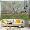 Fruit Tree Orchard Oil Painting Tapestry Wall Hanging Van Gogh Art Painting Bohemian Aesthetic Room Decor