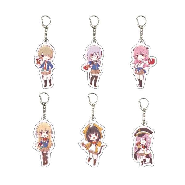 Heaven Burns Red 09 Valentine ver. [Graff Art Illustration] Acrylic Keychain Box of 6