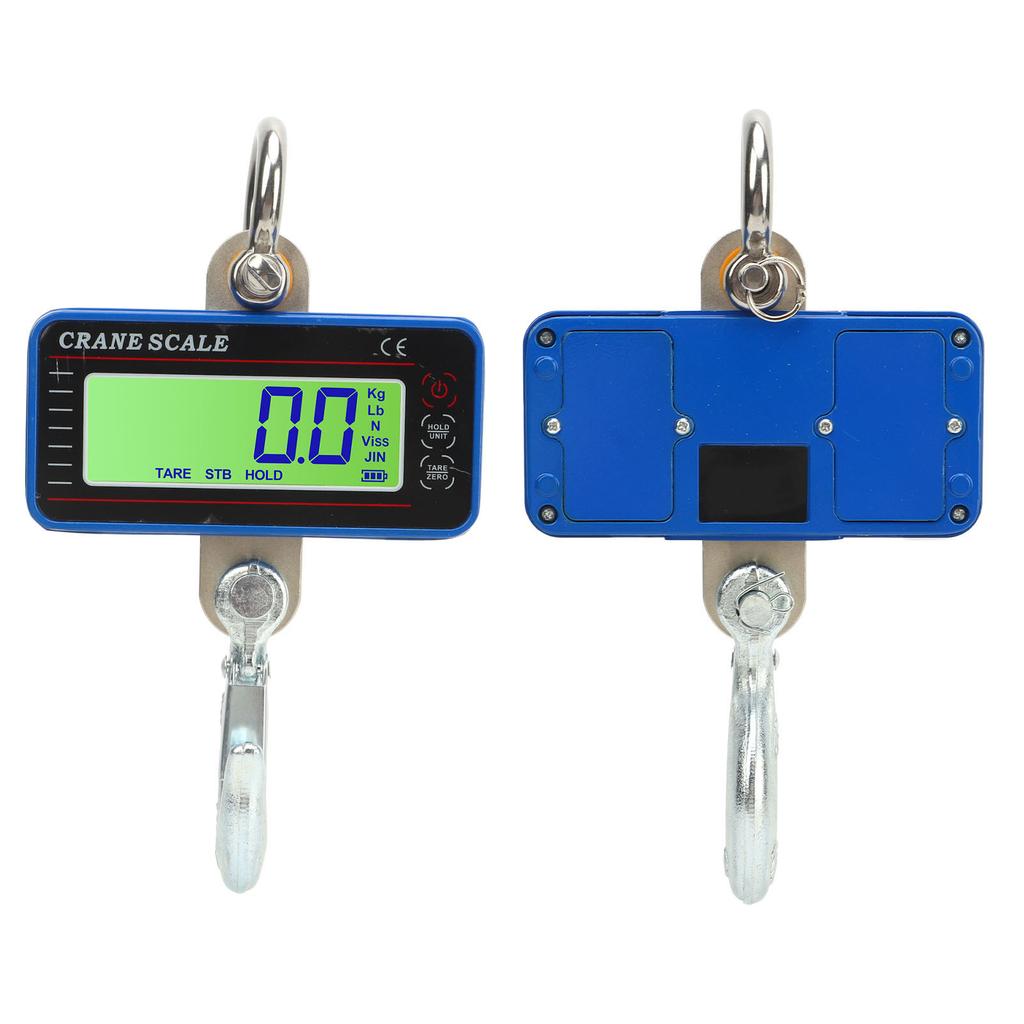 Cantar electronic pentru macara Senzor de înaltă precizie Ecran LED Wireless Cârlig de agățare 1500 kg Albastru