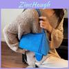 Retro Suede Underarm Bag For Women Pu Material Crossbody Purse Daily Use
