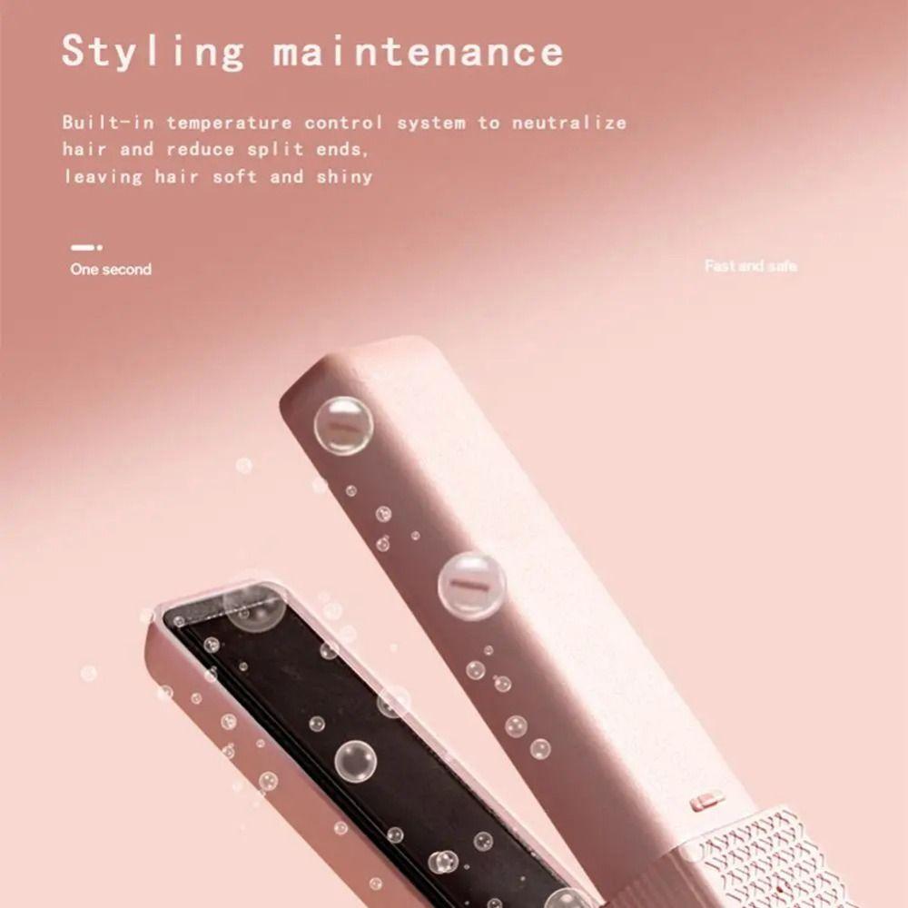 Even Heat Distribution Hair Straightening Irons Portable Straight Hair Stick  Fine Soft Short Hair