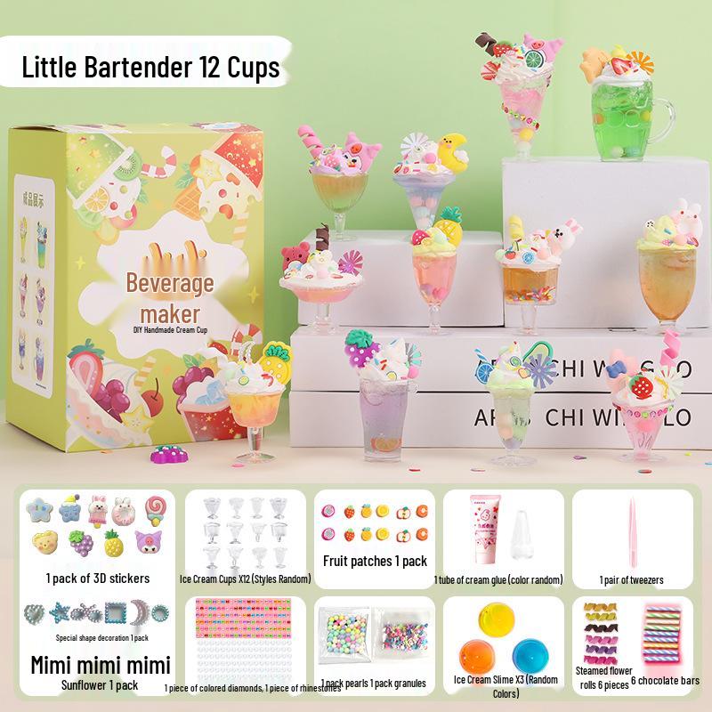 Little Pastry Chef DIY Simulation Drink Cup Kit