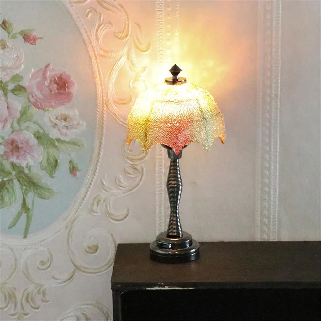 1/12 Scale Dollhouses Lampshade Miniature Furniture Pretend Play for Kids Doll House Furniture Model for Dollhouses