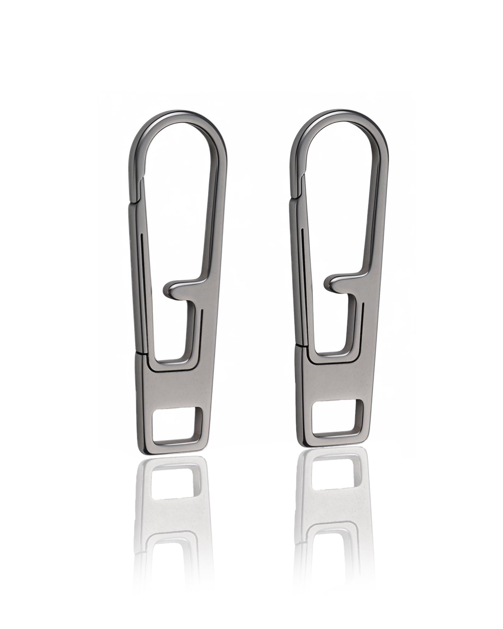 

VIPERADE Большой титановый пуллер для молнии, набор для ремонта пуллера молнии для и спорта с титановым карабином-брелоком, мини-замена VAT1-L, сверхпрочный