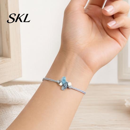 Comfortable Fit Bracelet Handcrafted Sea Glass Adjustable Bracelet, Minimalist Beach Summer Accessory Jewelry, Soul Sister Gift for Women, Best