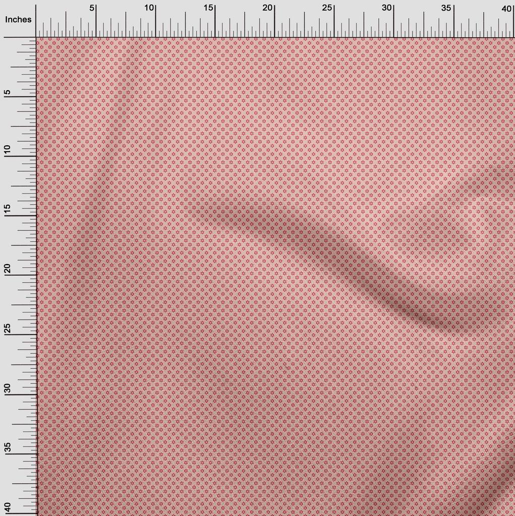 oneOone Cotton Flex Peach Fabric Block Sewing Craft Projects Fabric Prints By Yard 40 Inch