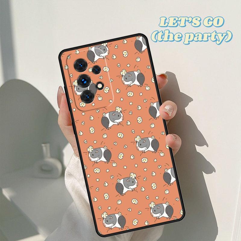Pattern Guinea Pig Cute phone case For Samsung Galaxy A42 A31 A40 A51 A71 A32 A80 A91 A52 A72 A20e A21S A50 A70 A11 A12 Cover